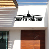 Custom Led Airplane Hangar Sign, Personalized Pilot Name Sign, Aviation Lover, Man Cave Sign, Airplane Sign, Personalized Airplane Sign, Pilot Gift